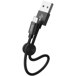 USB Кабель Hoco microUSB X35 Premium 2.4A 0.25m Black